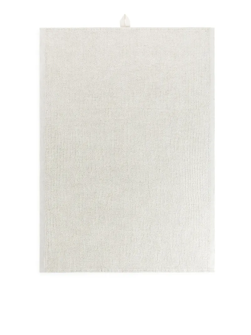 Cotton Linen Hand Towel 50 x 70 cm - White