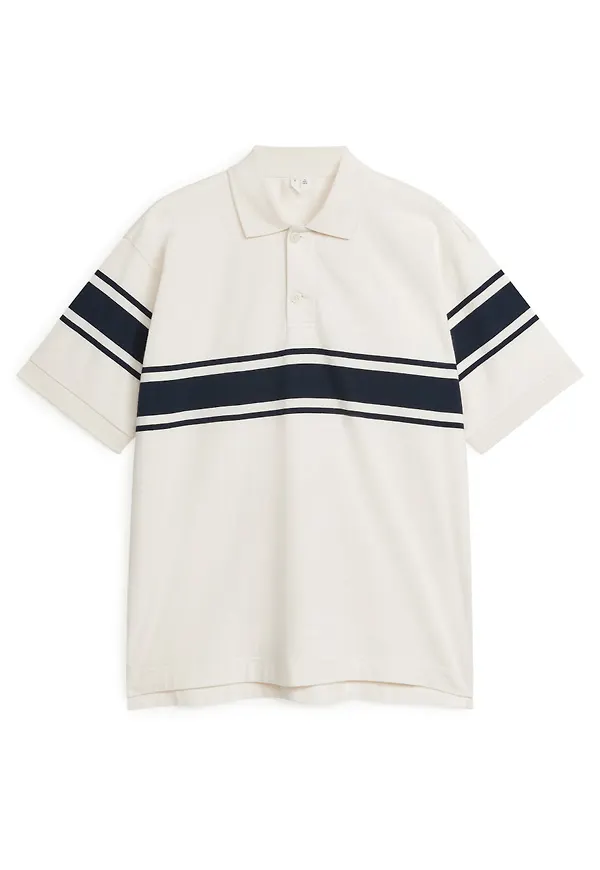 Cotton Polo Shirt - Beige