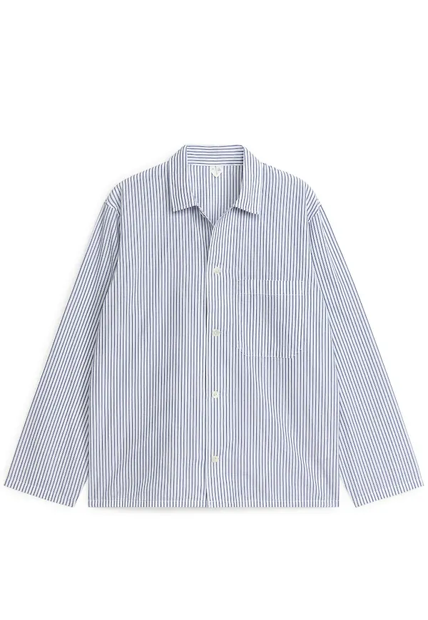 Cotton Pyjama Shirt - White