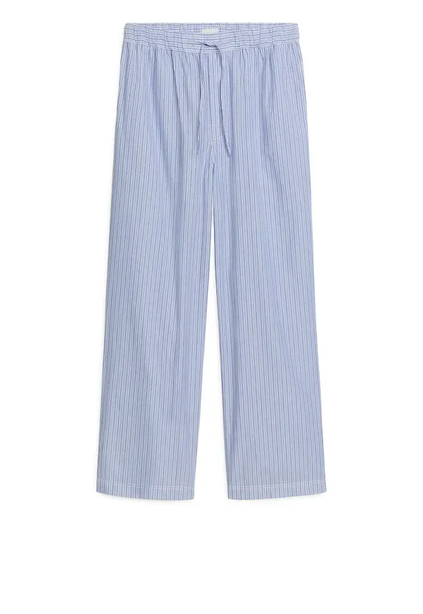 Cotton Pyjama Trousers - Blue
