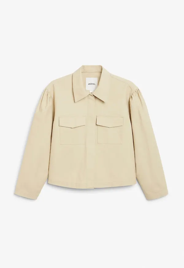 Cotton shacket - Beige