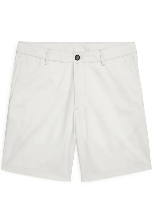 Cotton Shorts - Beige