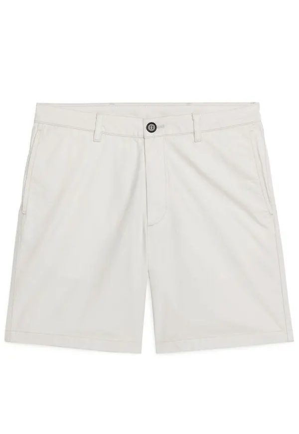 Cotton Shorts - Beige