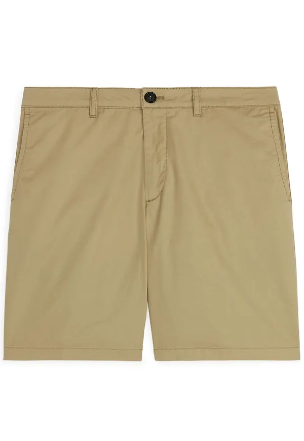 Cotton Shorts - Beige