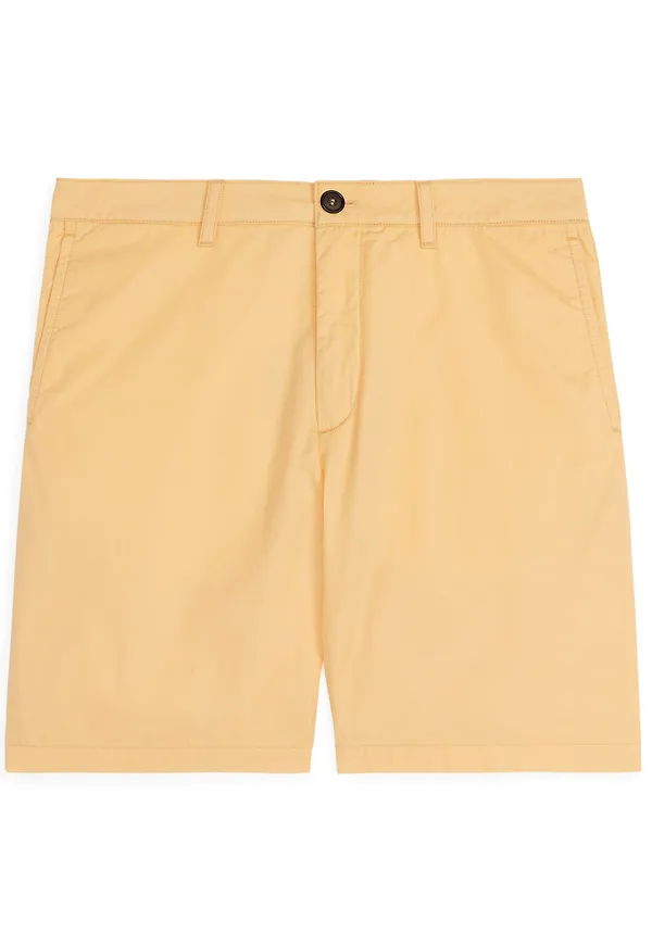 Cotton Shorts - Yellow