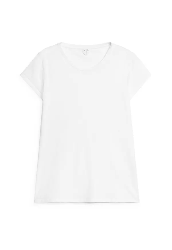 Cotton Stretch T-Shirt - White