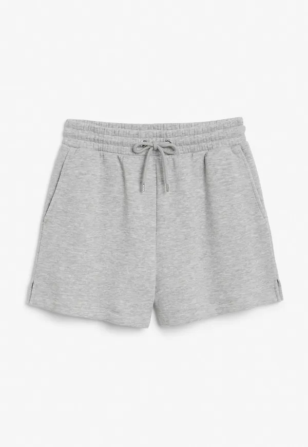 Cotton sweat shorts - Grey