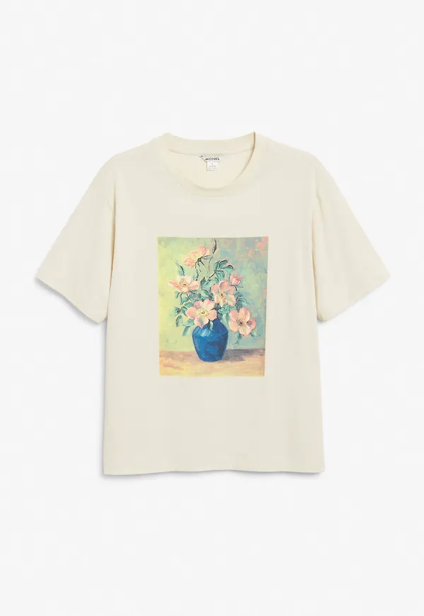 Cotton tee - Beige