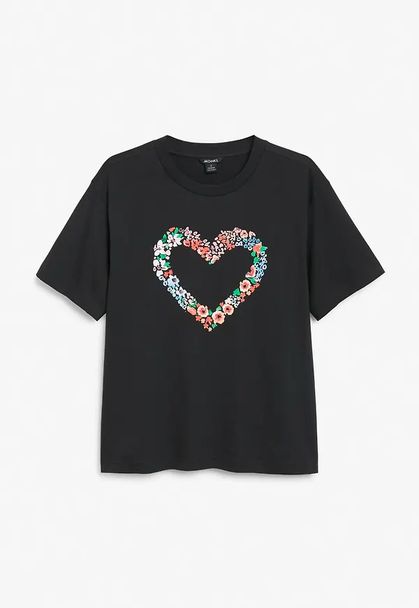 Cotton tee - Black