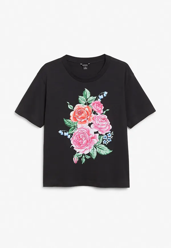 Cotton tee - Black