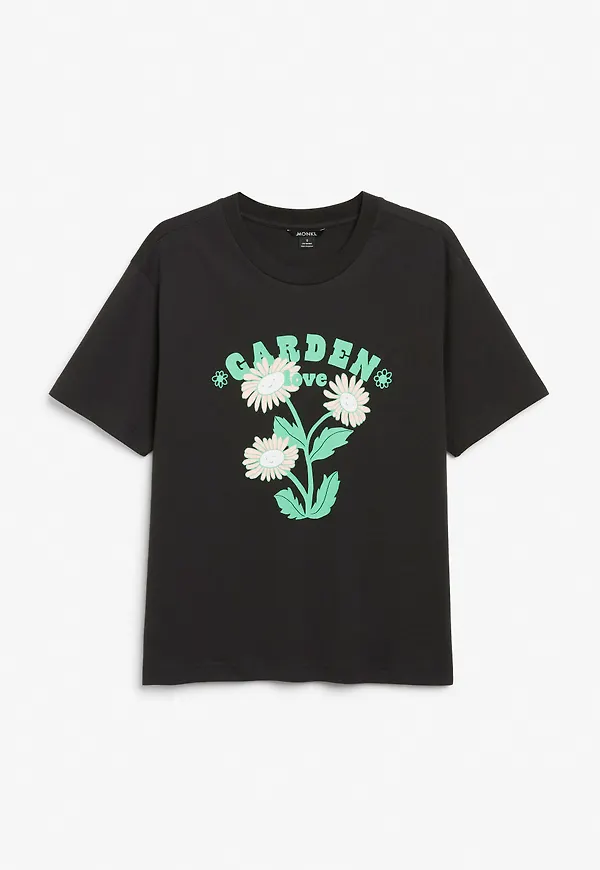 Cotton tee - Black
