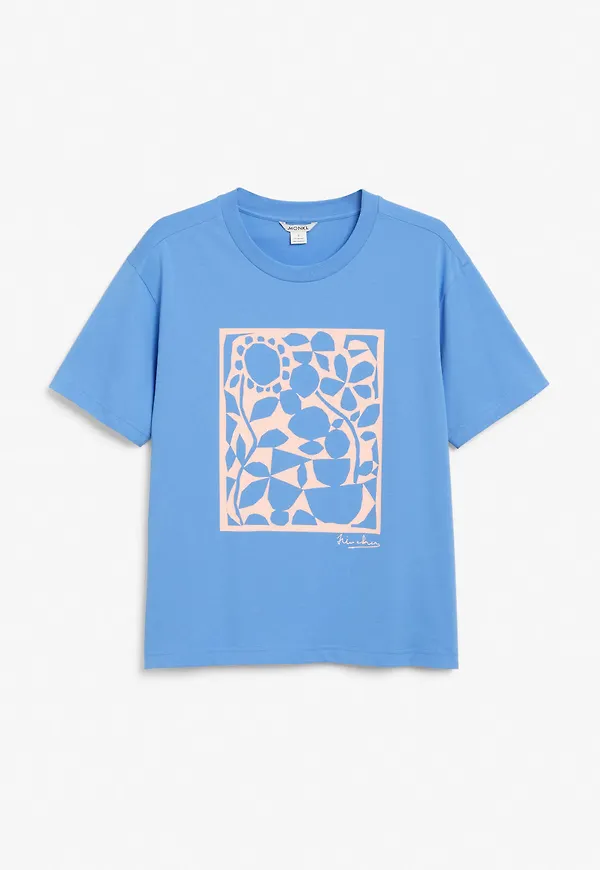 Cotton tee - Blue