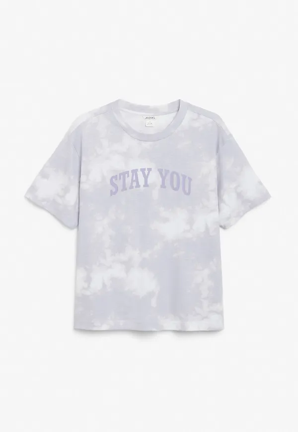 Cotton tee - Purple