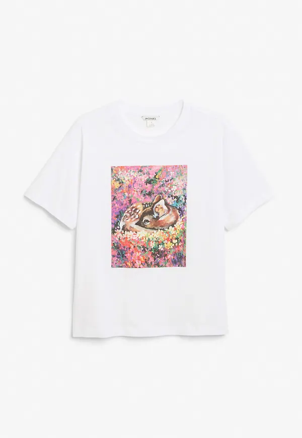 Cotton tee - White