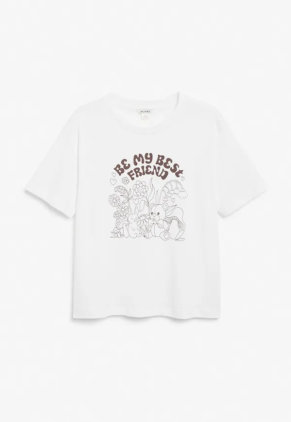 Cotton tee - White