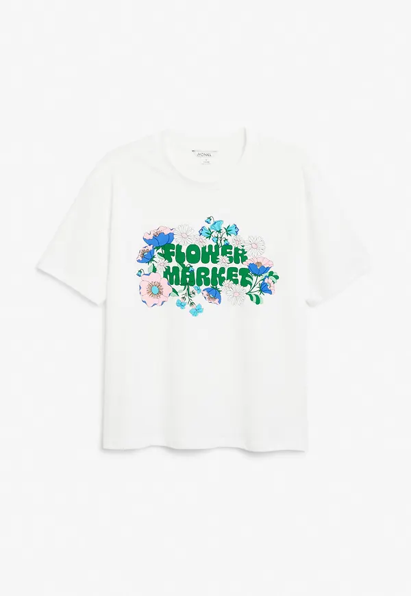 Cotton tee - White