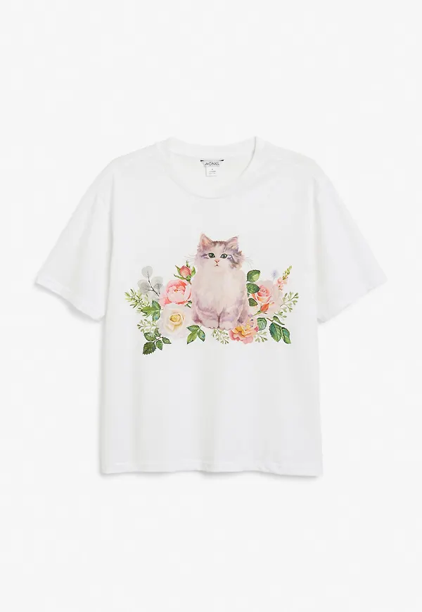 Cotton tee - White