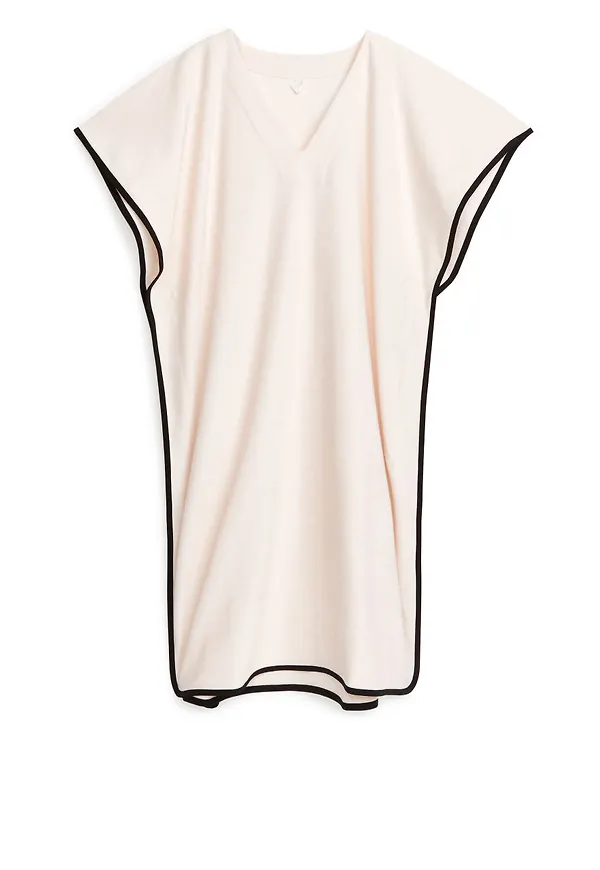 Cotton Towelling Tunic - Beige