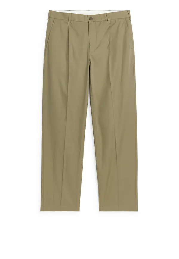 Cotton Trousers - Green