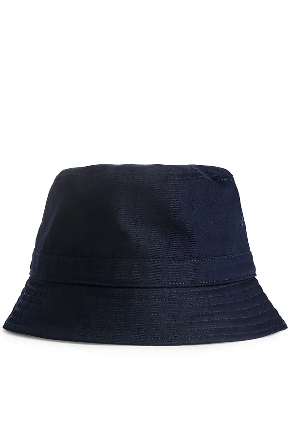 Cotton Twill Bucket Hat - Blue