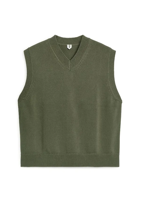 Cotton Vest - Green
