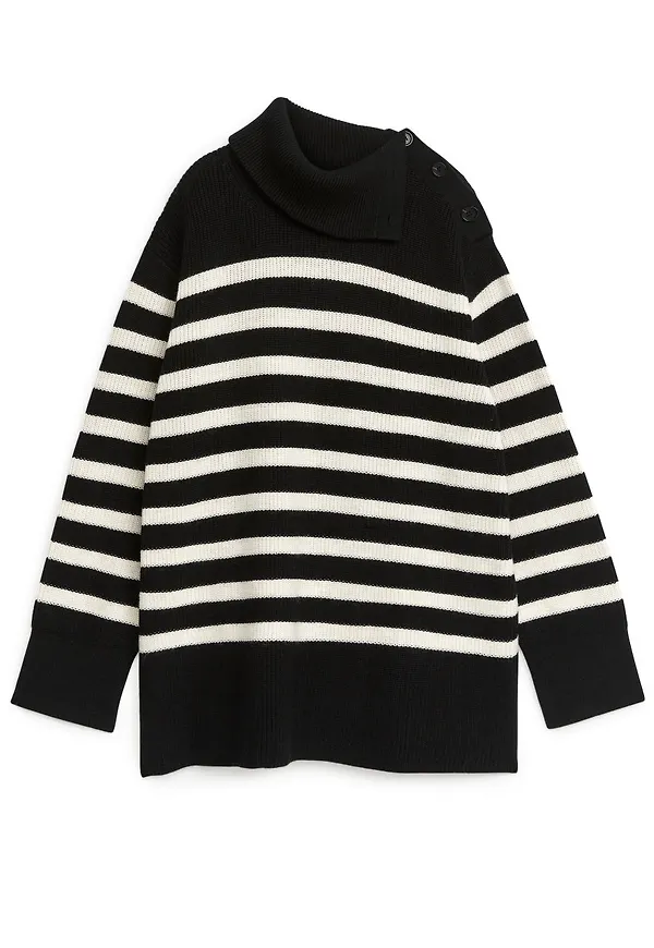 Cotton Wool Jumper - Black