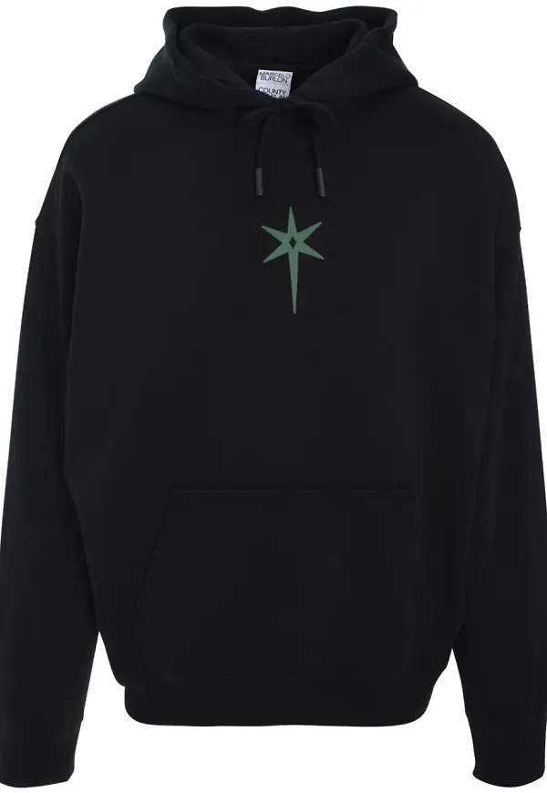 COUNTY OF MILAN County Goth hoodie - Svart