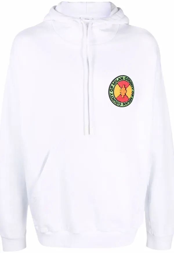 COUNTY OF MILAN County Park hoodie - Vit