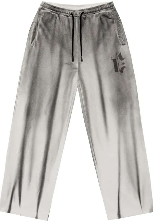 COUNTY OF MILAN sweatpants med sprejad effekt - Neutral