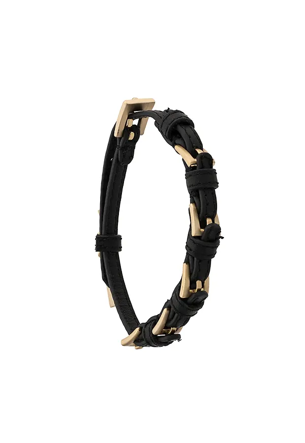 Coup De Coeur armband med spänne - Svart