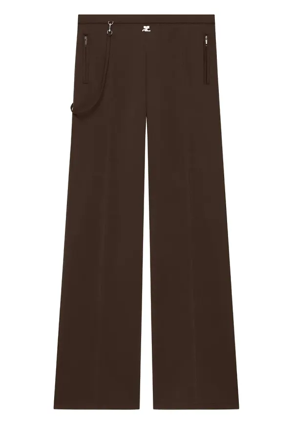 Courrèges sweatpants med remdetalj - Brun