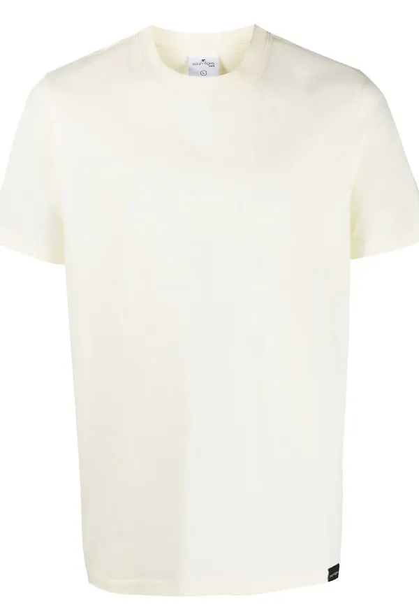 Courrèges t-shirt med rundad hals - Gul