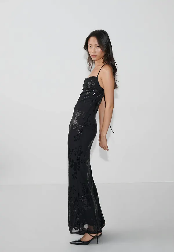 Cowl neck dress