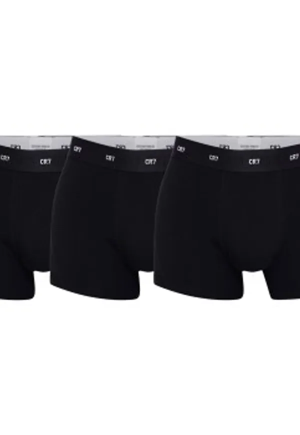CR7 Cristiano Ronaldo Kalsonger 3P Bamboo Trunks Svart Small Herr
