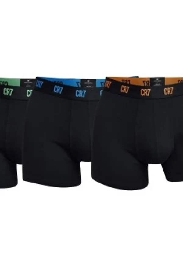 CR7 Cristiano Ronaldo Kalsonger 3P Men Trunk Svart bomull Small Herr