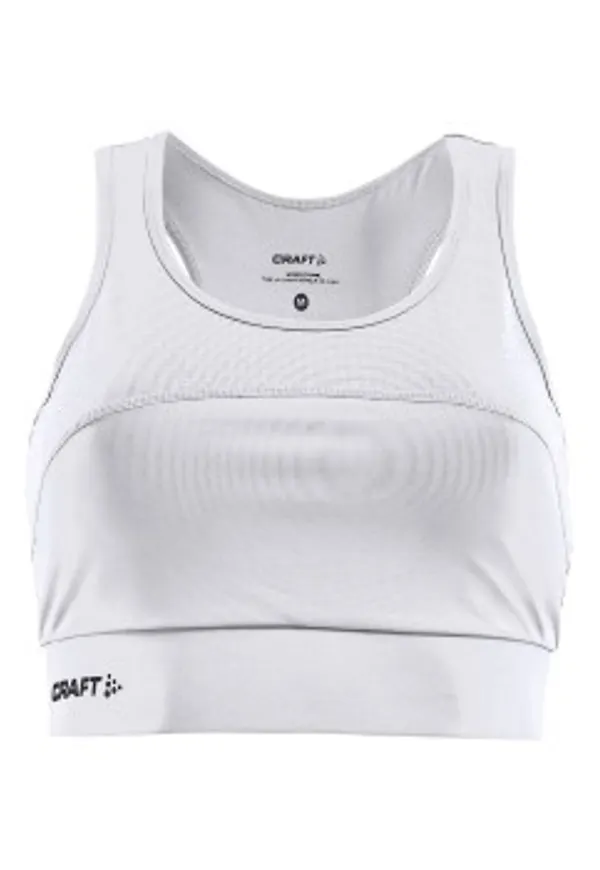 Craft BH Rush Top Vit polyester Small Dam