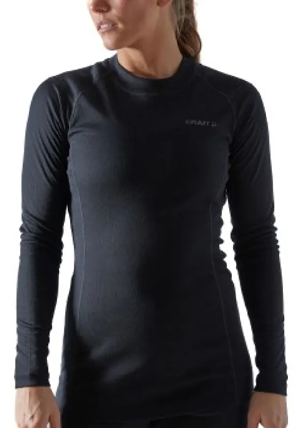 Craft Core Warm Baselayer Set Women Svart polyester Small Dam