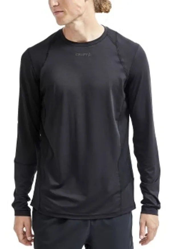 Craft Essence LS Tee Men Svart polyester Small Herr