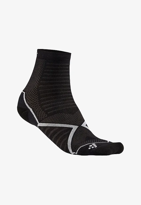Craft - Löparstrumpor Run Warm Sock - Svart