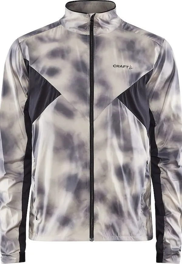 Craft Men's Adv Essence Wind Jacket Ecru/Black