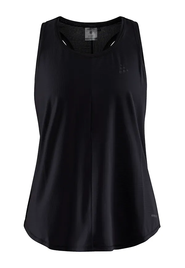 Craft Women's Core Charge Rib Singlet Black