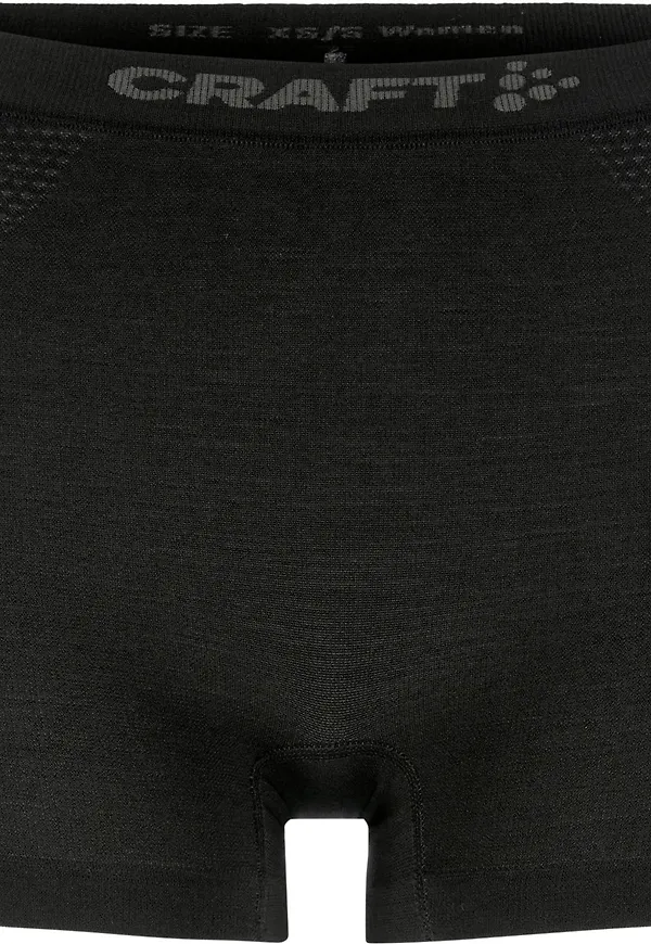 Craft Women's Wool Seamless Boxer Black