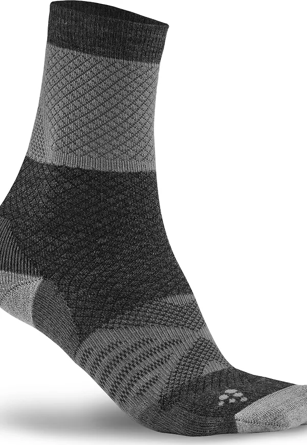Craft XC Warm Sock Asphalt/White