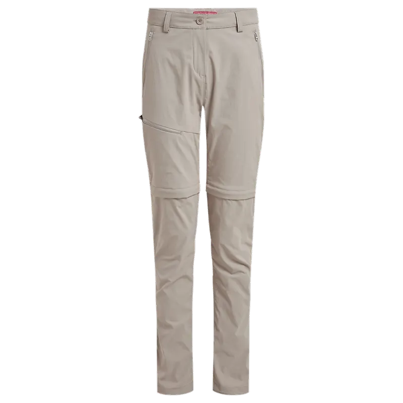 Craghoppers Women's Nosilife Pro Convertible Trouser III Soft Mushroom