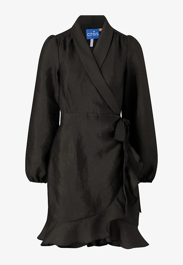 Cras - Omlottklänning Lindacras Dress - Svart