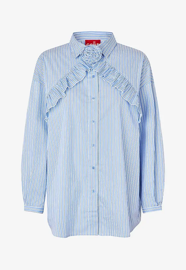 Cras - Skjorta Bloomingcras Shirt - Blå