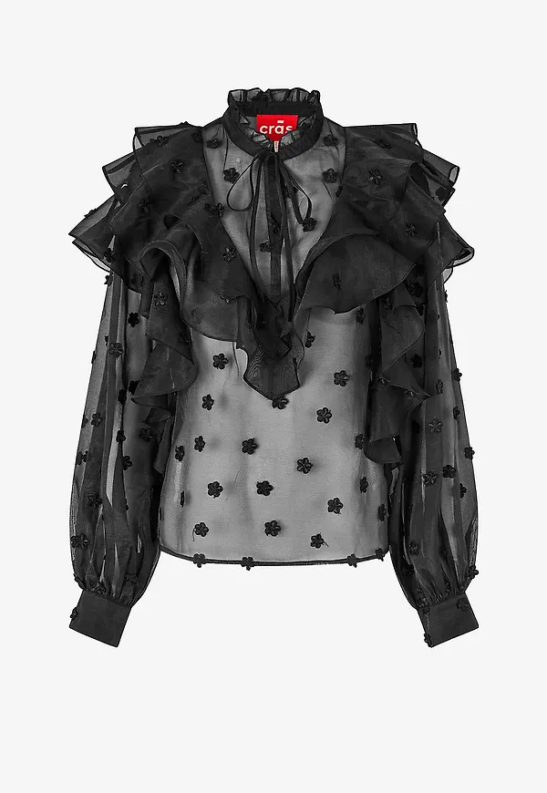 Cras - Sylviacras Blouse - Svart