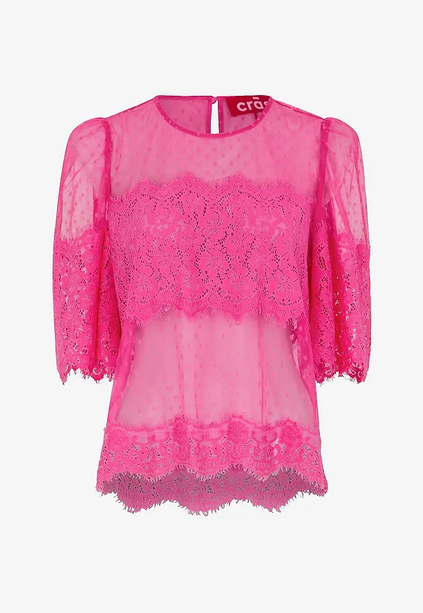 Cras - Topp Jordancras Blouse - Rosa
