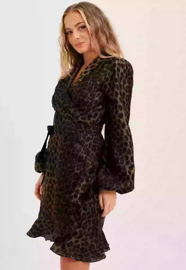Cras Lindacras Dress Cocktailklänningar Leo