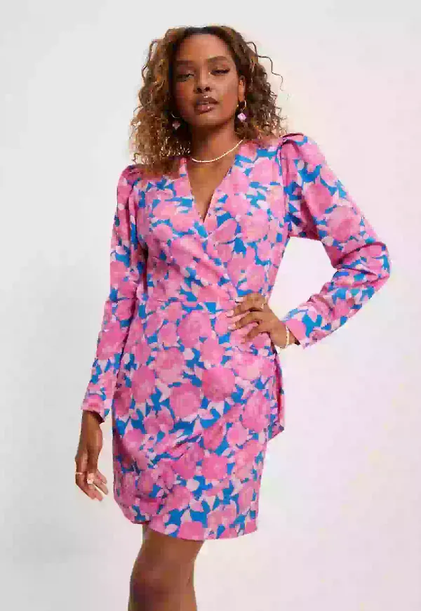 Cras Yvonnecras Dress Långärmade klänningar Pink Rose
